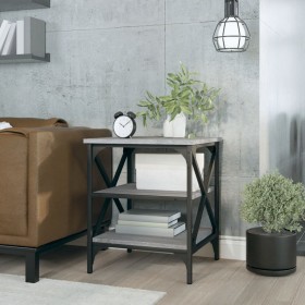 Mesa auxiliar madera contrachapada gris Sonoma 40x42x50 cm de vidaXL, Mesas auxiliares - Ref: Foro24-825778, Precio: 30,99 €,...