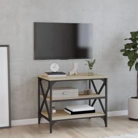 Sonoma oak plywood TV cabinet 60x40x50 cm by vidaXL, Side tables - Ref: Foro24-825783, Price: 44,90 €, Discount: %