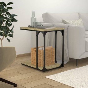 Sonoma oak plywood side table 50x35x52 cm by vidaXL, Side tables - Ref: Foro24-825813, Price: 37,93 €, Discount: %