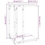 Beistelltisch aus Sonoma-Eichensperrholz, 40 x 30 x 60 cm von vidaXL, Seitentische - Ref: Foro24-825818, Preis: 27,49 €, Raba...