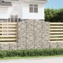 Gabion baskets 6 pcs arch shape iron 200x30x200/220 cm by vidaXL, Pots and planters - Ref: Foro24-3145539, Price: 747,99 €, D...