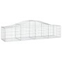 3 units of arched iron gabion baskets 200x50x40/60 cm by vidaXL, Pots and planters - Ref: Foro24-3145578, Price: 171,14 €, Di...