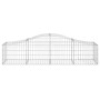 3 units of arched iron gabion baskets 200x50x40/60 cm by vidaXL, Pots and planters - Ref: Foro24-3145578, Price: 171,14 €, Di...