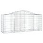 Gabionenkörbe 8 Stück Bogenform Eisen 200x50x80/100 cm von vidaXL, Töpfe und Pflanzgefäße - Ref: Foro24-3145625, Preis: 609,1...