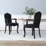 Sillas de comedor 2 uds terciopelo negro 62x59,5x100,5 cm de vidaXL, Sillas de comedor - Ref: Foro24-344470, Precio: 233,99 €...