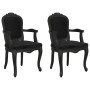 Dining chairs 2 pcs black velvet 62x59.5x100.5 cm by vidaXL, dining chairs - Ref: Foro24-344470, Price: 233,99 €, Discount: %