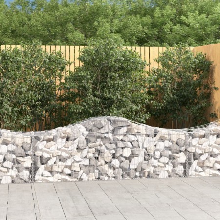 Gabion baskets 25 units, arched shape, iron, 200x50x60/80 cm by vidaXL, Pots and planters - Ref: Foro24-3145614, Price: 1,00 ...