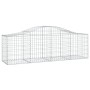 Gabion baskets 25 units, arched shape, iron, 200x50x60/80 cm by vidaXL, Pots and planters - Ref: Foro24-3145614, Price: 1,00 ...