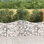 Gabion baskets 25 units, arched shape, iron, 200x50x80/100 cm. by vidaXL, Pots and planters - Ref: Foro24-3145635, Price: 1,0...