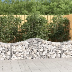 Gabion baskets 13 units arch shape iron 200x50x60/80 cm by vidaXL, Pots and planters - Ref: Foro24-3145609, Price: 862,23 €, ...