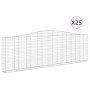 Gabion baskets 25 pcs arch shape iron 400x30x120/140cm by vidaXL, Pots and planters - Ref: Foro24-3145850, Price: 3,00 €, Dis...