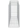 Gabion baskets 8 pcs arc shape iron 200x50x100/120cm by vidaXL, Pots and planters - Ref: Foro24-3145646, Price: 736,59 €, Dis...