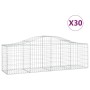 Gabionenkörbe 30 Stück Bogenform Eisen 200x50x60/80 cm von vidaXL, Töpfe und Pflanzgefäße - Ref: Foro24-3145615, Preis: 1,00 ...