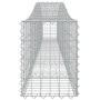 Gabion baskets 6 units arch shape iron 400x30x40/60 cm by vidaXL, Pots and planters - Ref: Foro24-3145791, Price: 559,36 €, D...