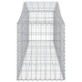 Gabion baskets 4 units arch shape iron 200x50x60/80 cm by vidaXL, Pots and planters - Ref: Foro24-3145600, Price: 260,17 €, D...