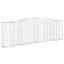 Gabion baskets 15 units, arched shape, iron, 400x30x120/140cm by vidaXL, Pots and planters - Ref: Foro24-3145848, Price: 2,00...