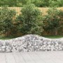 Gabion baskets 11 units, arched shape, iron, 200x50x40/60 cm by vidaXL, Pots and planters - Ref: Foro24-3145586, Price: 632,5...