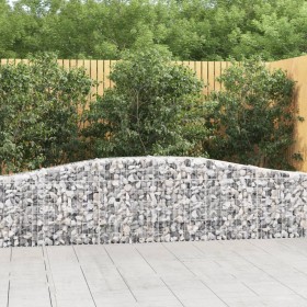 Gabion baskets 5 units arch shape iron 400x30x60/80 cm by vidaXL, Pots and planters - Ref: Foro24-3145803, Price: 552,87 €, D...