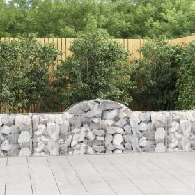 Gabion baskets 20 pcs arc shape iron 200x30x60/80 cm by vidaXL, Pots and planters - Ref: Foro24-3146083, Price: 994,99 €, Dis...