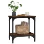 Mesa auxiliar madera contrachapada roble ahumado 40x30x42 cm de vidaXL, Mesas de centro - Ref: Foro24-823279, Precio: 34,99 €...