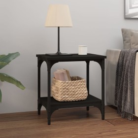 Black plywood side table 40x30x42 cm by vidaXL, Coffee table - Ref: Foro24-823277, Price: 33,58 €, Discount: %