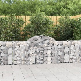 Gabion baskets 40 units, arched shape, iron, 200x30x80/100 cm by vidaXL, Pots and planters - Ref: Foro24-3146107, Price: 2,00...