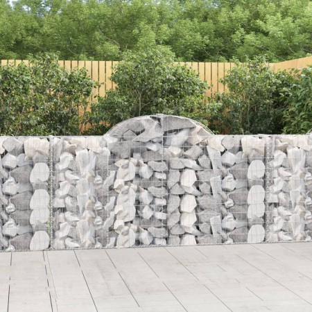 Gabion baskets 15 pcs arch shape iron 200x30x100/120 cm by vidaXL, Pots and planters - Ref: Foro24-3146123, Price: 1,00 €, Di...