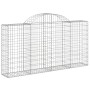 Gabion baskets 50 pcs arch shape iron 200x30x100/120 cm by vidaXL, Pots and planters - Ref: Foro24-3146129, Price: 2,00 €, Di...