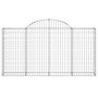 Gabion baskets 50 pcs arch shape iron 200x30x100/120 cm by vidaXL, Pots and planters - Ref: Foro24-3146129, Price: 2,00 €, Di...