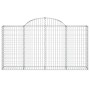 Gabion baskets 40 pcs arch shape iron 200x30x100/120 cm by vidaXL, Pots and planters - Ref: Foro24-3146128, Price: 2,00 €, Di...