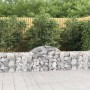 18 units of arched iron gabion baskets 200x30x60/80 cm by vidaXL, Pots and planters - Ref: Foro24-3146082, Price: 908,99 €, D...