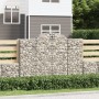 Gabion baskets 5 pcs arch shape iron 200x30x140/160 cm by vidaXL, Pots and planters - Ref: Foro24-3146155, Price: 468,05 €, D...