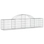 Gabion baskets 10 pcs arch shape iron 200x30x40/60 cm by vidaXL, Pots and planters - Ref: Foro24-3146055, Price: 445,43 €, Di...