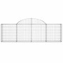 Gabion baskets 15 pcs arch shape iron 200x30x60/80 cm by vidaXL, Pots and planters - Ref: Foro24-3146081, Price: 778,99 €, Di...