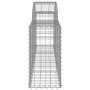 Gabion baskets 15 pcs arch shape iron 200x30x60/80 cm by vidaXL, Pots and planters - Ref: Foro24-3146081, Price: 778,99 €, Di...