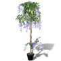 Künstliche Glyzinien im 120 cm hohen Topf von vidaXL, Künstliche Flora - Ref: Foro24-241364, Preis: 50,77 €, Rabatt: %