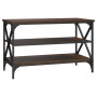 Oak brown plywood TV cabinet 80x40x50 cm by vidaXL, Side tables - Ref: Foro24-825791, Price: 48,47 €, Discount: %