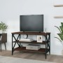 Oak brown plywood TV cabinet 80x40x50 cm by vidaXL, Side tables - Ref: Foro24-825791, Price: 48,47 €, Discount: %