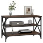 Oak brown plywood TV cabinet 80x40x50 cm by vidaXL, Side tables - Ref: Foro24-825791, Price: 48,47 €, Discount: %