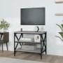 Sonoma gray plywood TV cabinet 60x40x50 cm by vidaXL, Side tables - Ref: Foro24-825785, Price: 51,23 €, Discount: %