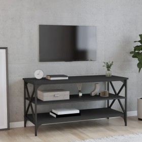 TV stand made of black plywood, 100x40x50 cm by vidaXL, Side tables - Ref: Foro24-825792, Price: 57,12 €, Discount: %