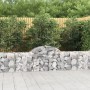 Gabion baskets 14 units, arched shape, iron, 200x30x60/80 cm by vidaXL, Pots and planters - Ref: Foro24-3146080, Price: 739,1...