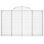 Cestas gaviones 13 uds forma de arco hierro 200x30x120/140 cm de vidaXL, Maceteros y jardineras - Ref: Foro24-3146142, Precio...