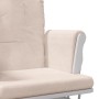 Sillón de lactancia con taburete tela gris claro de vidaXL, Mecedoras - Ref: Foro24-351660, Precio: 279,99 €, Descuento: %