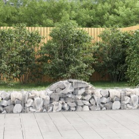 Gabion baskets 13 pcs arch shape iron 200x50x40/60 cm by vidaXL, Pots and planters - Ref: Foro24-3146268, Price: 648,03 €, Di...