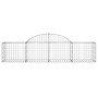 Gabion baskets 13 pcs arch shape iron 200x50x40/60 cm by vidaXL, Pots and planters - Ref: Foro24-3146268, Price: 649,99 €, Di...