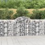 Gabion baskets 8 pcs arc shape iron 200x50x100/120cm by vidaXL, Pots and planters - Ref: Foro24-3146326, Price: 629,72 €, Dis...