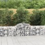 Gabion baskets 3 pcs arch shape iron 200x50x60/80 cm by vidaXL, Pots and planters - Ref: Foro24-3146279, Price: 177,11 €, Dis...