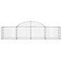 Gabion baskets 3 pcs arch shape iron 200x50x40/60 cm by vidaXL, Pots and planters - Ref: Foro24-3146258, Price: 151,01 €, Dis...