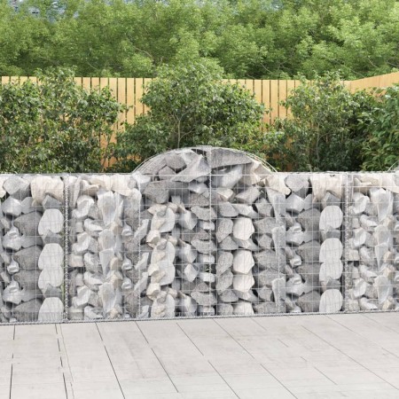 Gabion baskets 25 pcs arc shape iron 200x50x100/120cm by vidaXL, Pots and planters - Ref: Foro24-3146336, Price: 1,00 €, Disc...